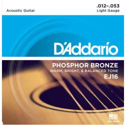 D'ADDARIO EJ16 struny do gitary akustycznej